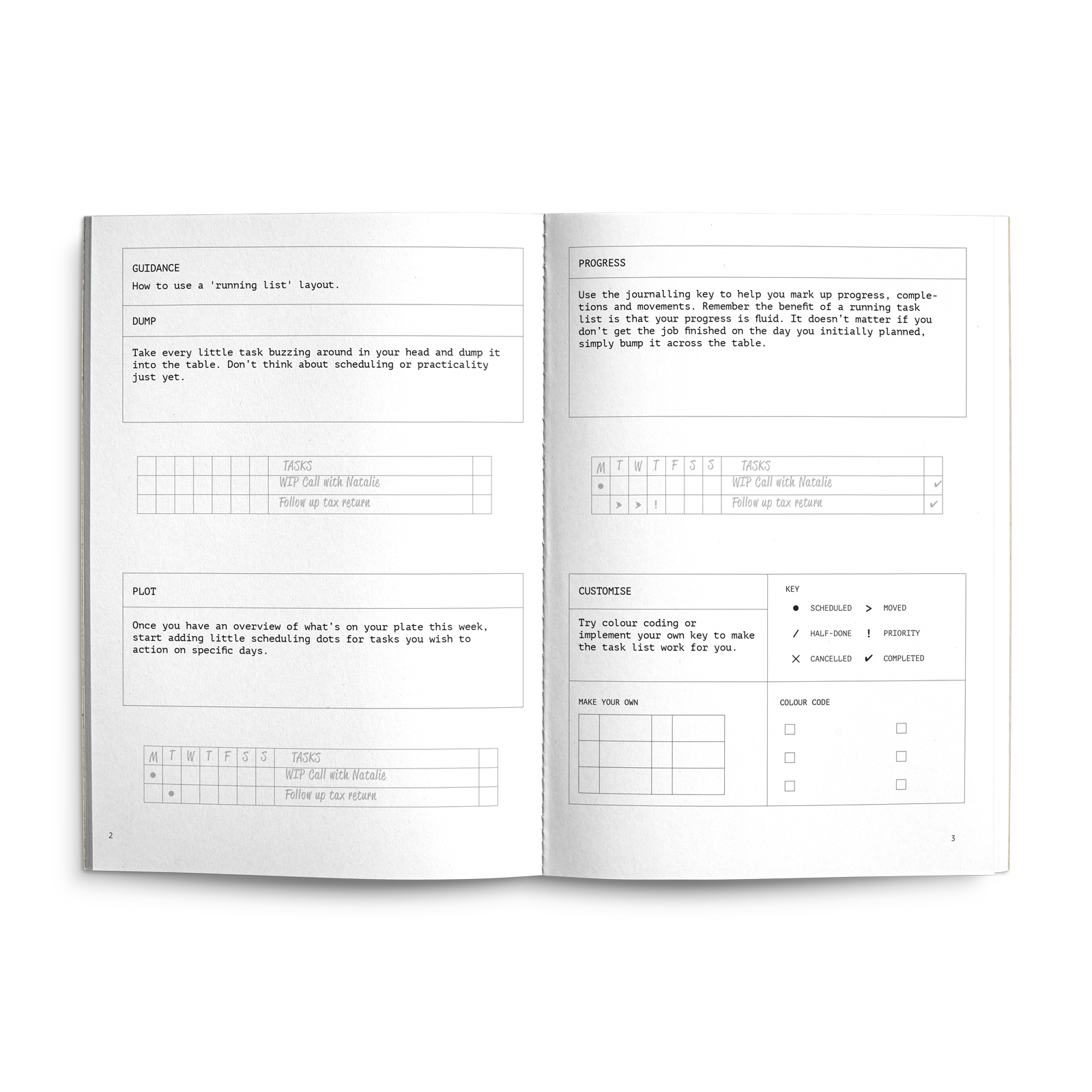 weekly-productivity-planner-undated-a5-bullet-journal