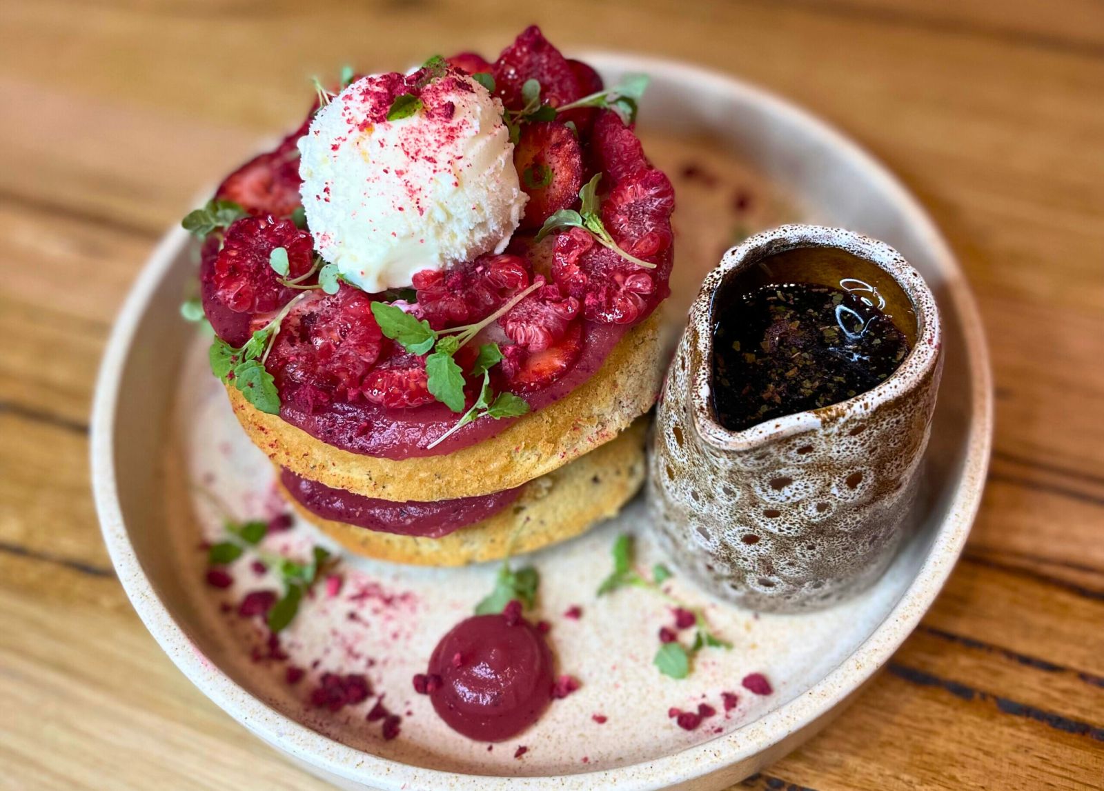 Hot Cakes Paperbark Cafe Kuranga