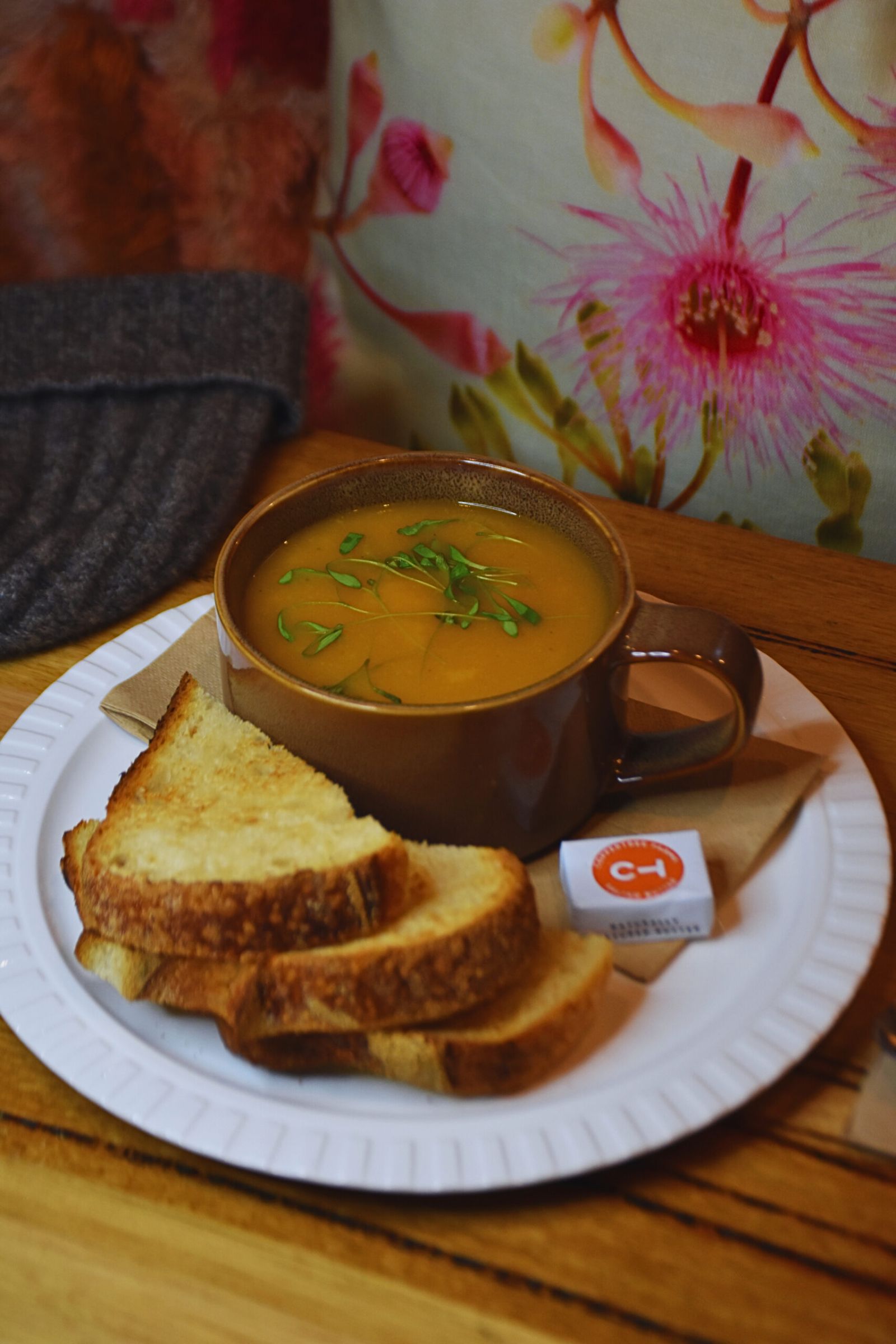 Pumpkin Soup Paperbark Cafe Kuranga