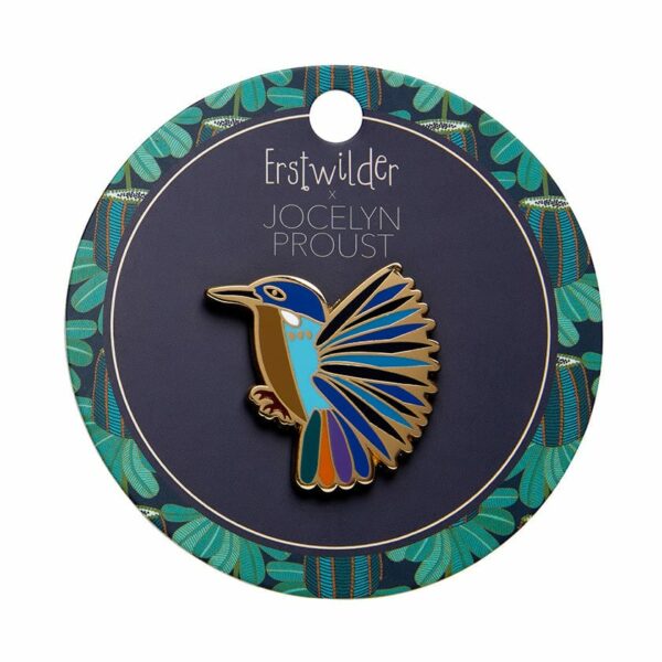 Kingfisher Enamel Pin -Erst Wilder