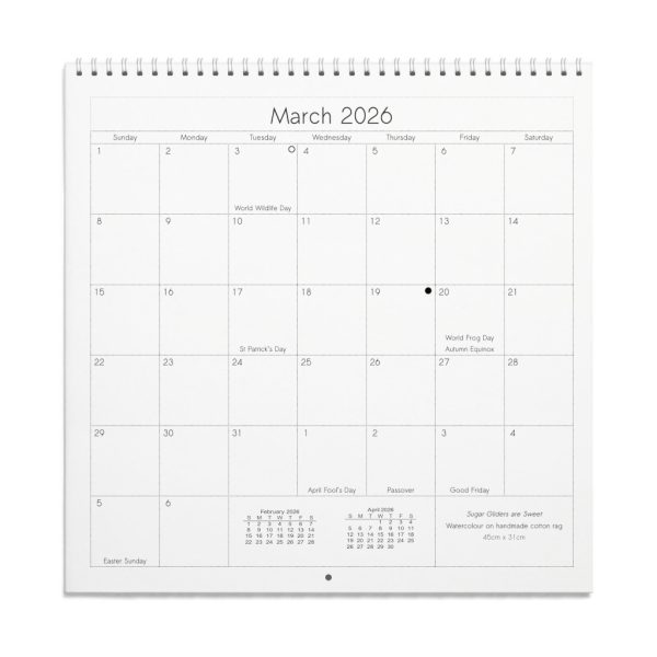 Denise Faulkner 2026 Calendar