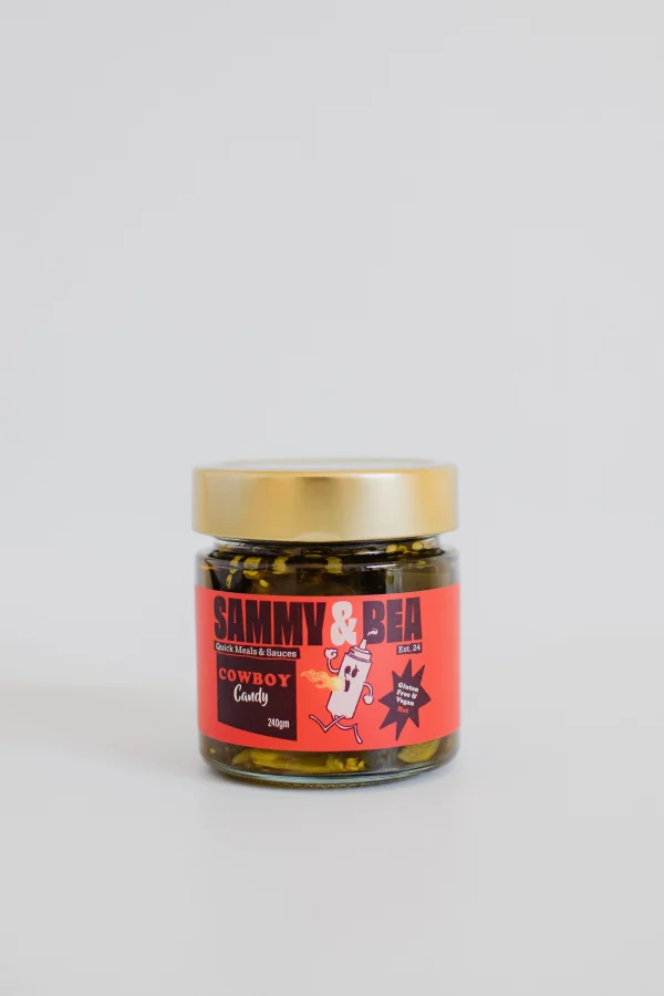 Cowboy Candy Jar