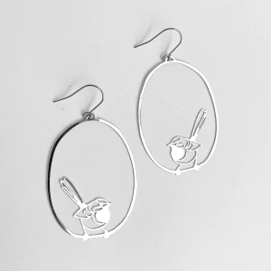 Fairy Wren in Silver