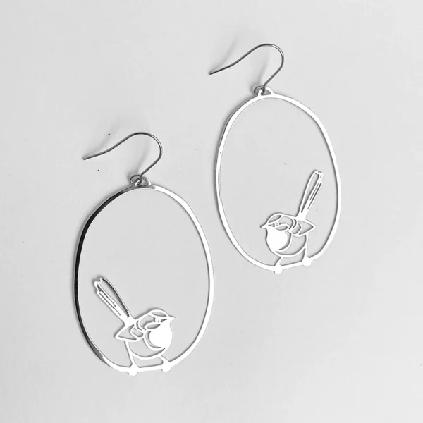 Fairy Wren in Silver
