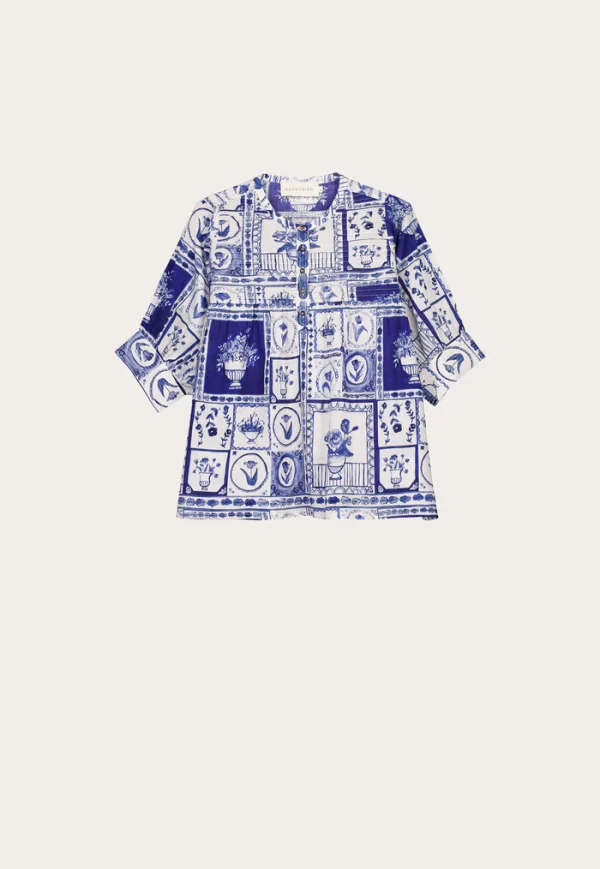 Gwen Blouse - Lyon Tile