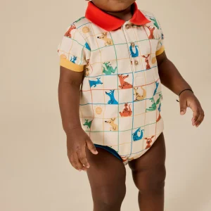 Hopscotch Polo Romper