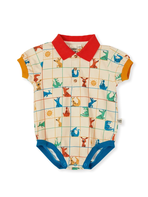 Hopscotch Polo Romper