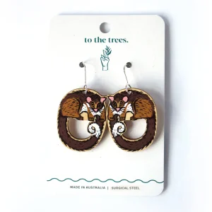 Ring-Tailed Possum Earrings - Small