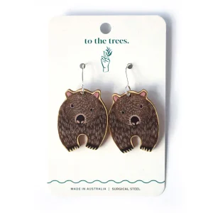 Wombat Earrings Small