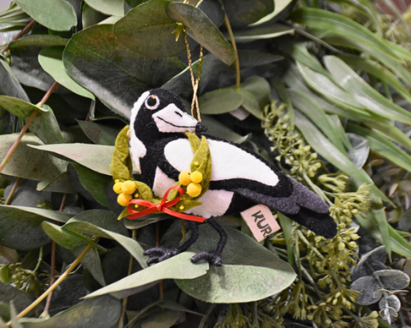 Margot Magpie Kuranga Christmas Ornament
