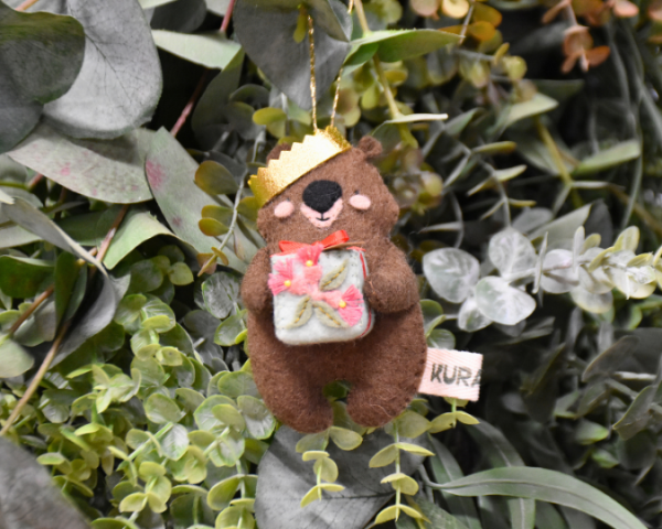Wombly Wombat - Kuranga Christmas Ornament 2025