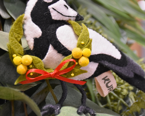 Margot Magpie Kuranga Christmas Ornament