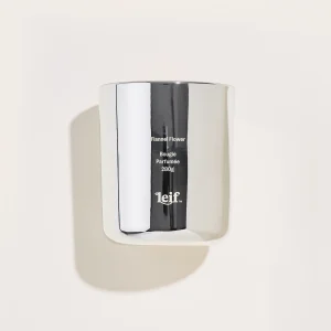 Limited Edition Holiday Flannel Flower Silver Candle 280g