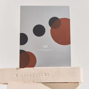 Leif Limited Edition Holiday Lemon Myrtle Body Duo – Small amber bottles with festive packaging