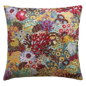 Cora Quilted Cushion - Pearl