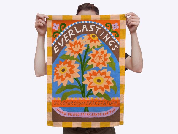 Everlastings Tea Towel