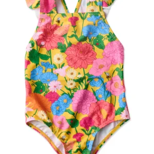 Follow The Sun Yellow One Piece Bathers