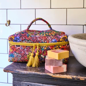 Margaret Preston Quilted Cotton Toiletry Case