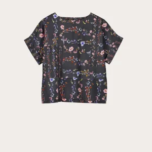 Dolman Top - Watercolour Charcoal