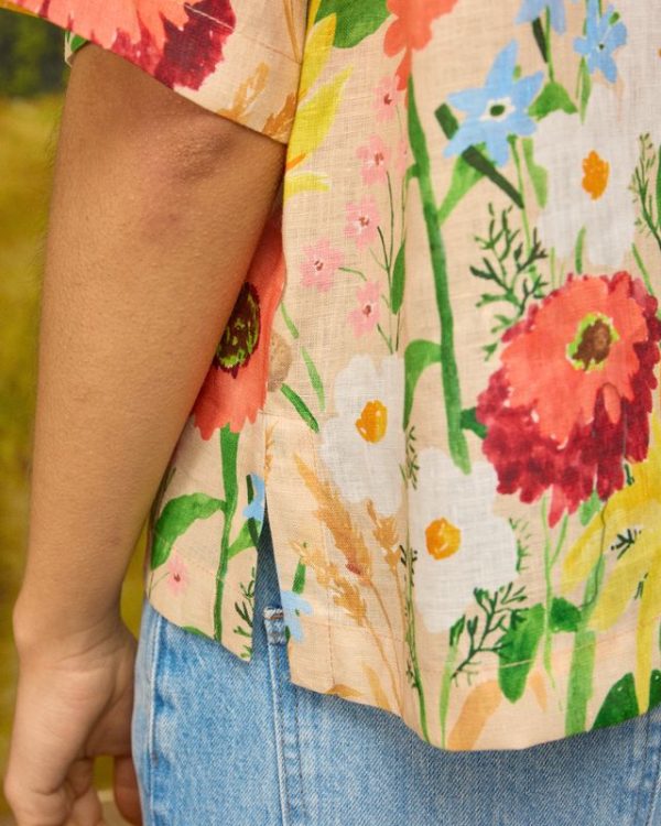 Ritta Blouse - Flowers at the Gate