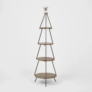 Iron cake & pudding stand D 38 cm W 39 cm H 127 cm — festive table/display stand