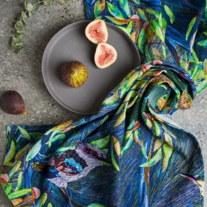 Kookaburra & Kingfisher Tea towel