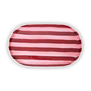 Oval Platter - Stripes