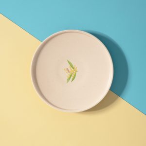 Zig Zag Acacia Salad Plate 22cm