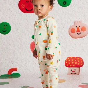 Teeny Tiny Veg Longsleeve Romper