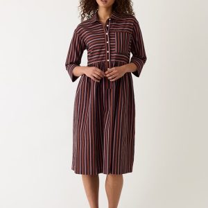 Mel Dress - Twighlight Stripe