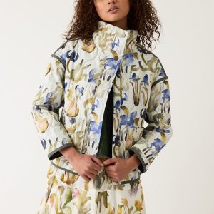 Suri Jacket - Blue Watercolour