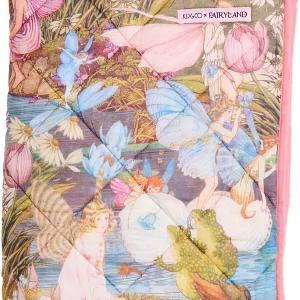 Kip&Co x Fairyland Fairy Friends Forever Quilted Cot Bedspread