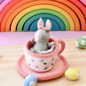 Felt Bilby in Tea Cup