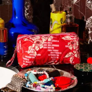 Marta Travel Pouch - Vermillion