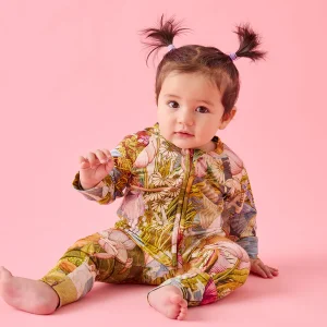 Kip&Co x Fairyland Fairy Garden L/S Zip Romper