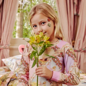 Kip&Co x Fairyland Flower Chain Harlequin Kids L/S PJ Set