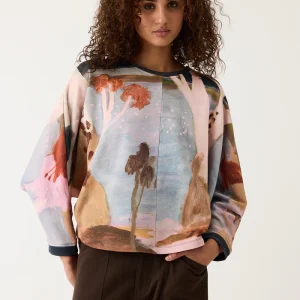 Dahlia Batwing Sweat - Night Herons