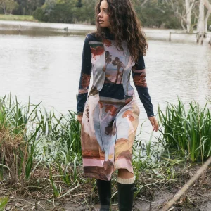 Reyes Dress - Night Herons