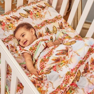 Kip&Co x Fairyland Fairy Friends Forever Quilted Cot Bedspread
