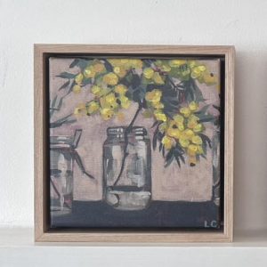 Louise Chaffard Wattle Print 20x20cm