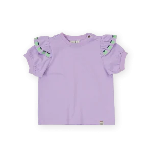 Flounce Shoulder Apple Top