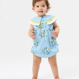 Floral Ava Collared Romper