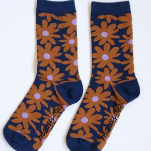 Marlo Socks in Navy
