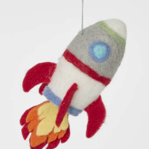 Rocket Hanging Tree Decoration