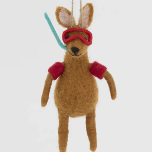 Scuba Kangaroo Hanging Tree Decoration