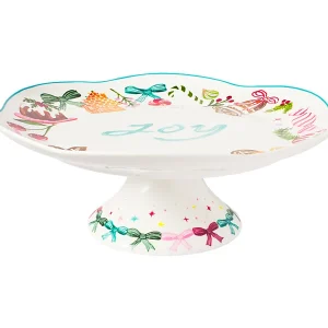 Fa la la Footed Cake Stand 28cm