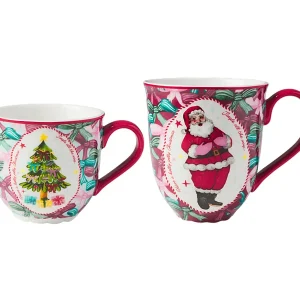 Fa la la Santa & Me Mug Set of 2